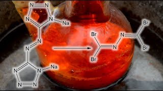 Isocyanogen Tetrabromide from Na Azotetrazole [upl. by Aurelia]