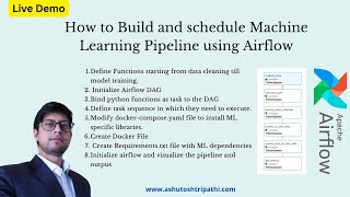 How to Build and schedule Machine Learning Pipeline using Airflow  mlops airflow ashutoshmlops [upl. by Enyak974]