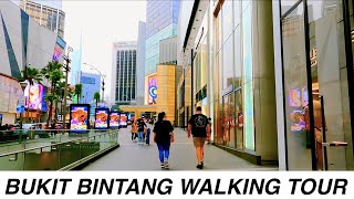 Kuala Lumpur Malaysia  Bukit Bintang Walking Tour 4K  Beautiful Multicultural City [upl. by Riek]