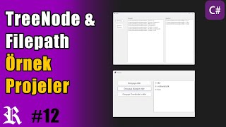 TreeNode amp Filepath örnek projeler  C Form eğitimi 12 bölüm [upl. by Laroc]