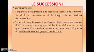 LE SUCCESSIONI [upl. by Hugon]