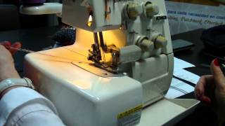 Costura Overlock 3 hilos [upl. by Repohtsirhc148]