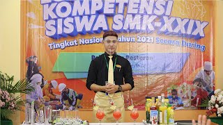 LKS Nasional 2021 Restaurant Service  Perwakilan Jawa Timur  Smkn 3 Malang  Arzandy Piero Suqma B [upl. by Deyes217]