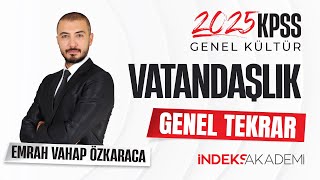 KPSS  Vatandaşlık Genel Tekrar 3  Emrah Vahap ÖZKARACA Canlı Yayını [upl. by Lleihsad291]