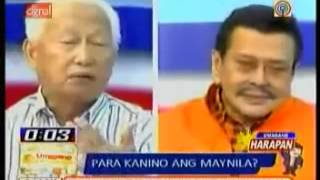 Unprecedented Debate Erap  Lim Epic [upl. by Cathryn116]