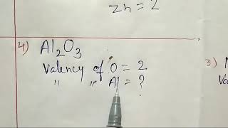 How to find out valency of an element in a compound class 7 [upl. by Rebme]