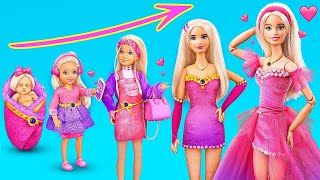 Búp Bê Barbie Lớn Lên 10 Mẹo Tự Làm Búp Bê [upl. by Asille]