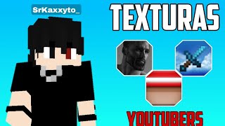 JOGANDO com as TEXTURAS dos Youtubers pt1 [upl. by Shantee]