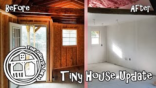 16x50 Shed Tiny Home Update [upl. by Lleznol]