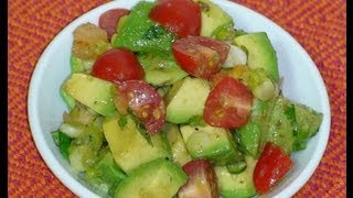 Easy Avocado Salad Recipe [upl. by Tenom]