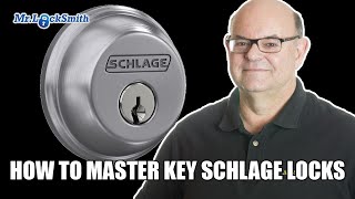 How to Master Key Schlage Locks  Mr Locksmith™ [upl. by Orecul]