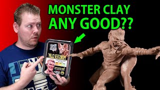 First time using MONSTER CLAY is it any good Lets find out  Sculpting Timelapse [upl. by Naoh]