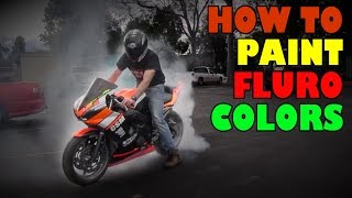 How to custom paint a motorcycle [upl. by Addiego]