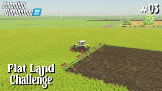 Strat From 0 Create A field  Flat Land ChallengeFarmLand  Farming SImulator 22 fs22timelapse [upl. by Elijah]