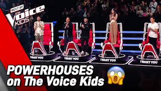 Phenomenal POWERHOUSES on The Voice Kids 🔥 [upl. by Embry]