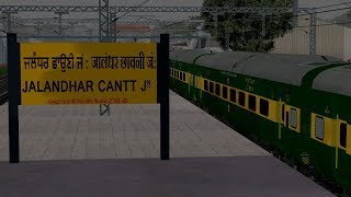 12204Amritsar  Saharsa Garib Rath Express In Msts Open Rail [upl. by Llehcor]