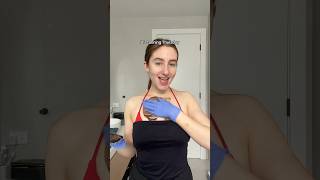 TikTok credit  bellabenioff 🥰 HOW TO GET self tan lines using OUTER EGO 🧡🩷 outerego [upl. by Vivian]