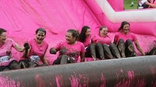 Race for Life Pretty Muddy  Wakefield  13 May 2017 [upl. by Hamforrd]