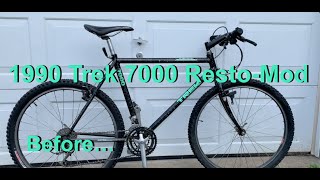 1990 Trek 7000 RebuildRestoMod [upl. by Kries991]