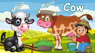 Cow  Cows for kids  Cow Videos Cow Mammoth  coco [upl. by Gianni]