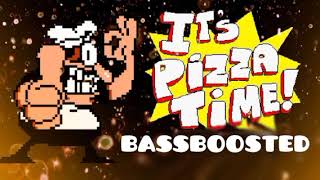 Pizza Tower  Its Pizza Time Bass Boosted [upl. by Louanne178]