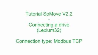 SoMove  Commissioning of Lexium 32  Lexium 32i  Connecting to Drive [upl. by Birchard234]