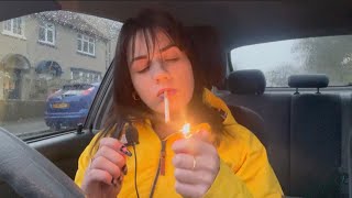 ASMR  Gum Chewing Mouth Sounds amp Smoking No Talking [upl. by Pollux]