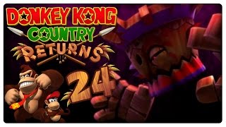 DONKEY KONG COUNTRY RETURNS 🦍 24 Endboss Tiki König [upl. by Ecnatsnok390]