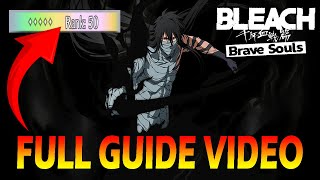 LV UP RANK KE LV 50 TERBARU INI CARANYA FULL PENJELASAN VIDEO  Bleach Brave Souls [upl. by Ahsitan324]