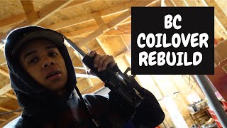 DIY BC COILOVER REBUILD QUICK AND EASY [upl. by Blount]