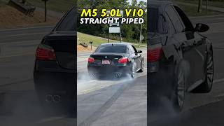 500hp BMW M5 50L V10 STRAIGHT PIPED [upl. by Ettenwad]