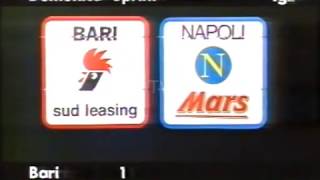 15  Bari  Napoli 11  serie A 198990  da Domenica Sprint  Maradona played [upl. by Niasuh]