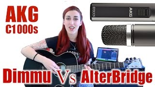 AKG C1000S Multi Purpose Condenser Mic  Dimmu Borgir Vs Alter Bridge [upl. by Raseta]