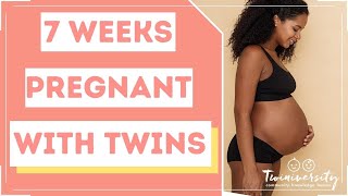 7 Weeks Pregnant With Twins Signs and Symptoms [upl. by Enad]