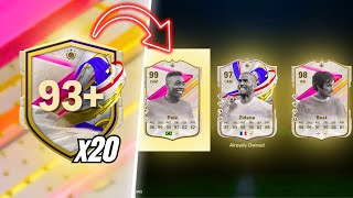 20x INSANE NEW 93 GOTG FUTTIES TEAM 1 OR FUTTIES TEAM 2 ICON PLAYER PICKS OPENED🔥 [upl. by Annmaria]