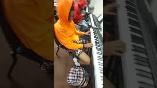 Nonchalant Arrington plays love song on piano Vlog 19 [upl. by Milzie]