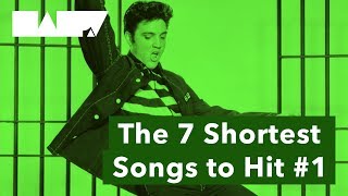 The 7 Shortest Songs to Hit 1 [upl. by Euell409]