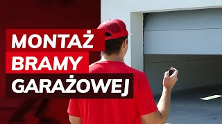 Montaż bramy garażowej segmentowej z napędem Jak zamontować bramę garażową z silnikiem [upl. by Junieta]