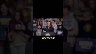 Kamala Harris roasts MAGA hecklers 😂☠️🤔 kamalaharris [upl. by Sairacaz]