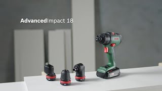 Cordless Combi Drill Bosch AdvancedImpact 18 [upl. by Rosalba958]