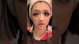 De gyaru look eraf halen 🧼🩷 makeupremoval [upl. by Sexton]