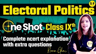 Electoral Politics One Shot SST  Class 9 Social Science NCERT Civics  Reema Maam Science and Fun [upl. by Esac]