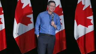 Conservative Leader Pierre Poilievre addresses supporters in Clarenville NL – February 23 2023 [upl. by Leiram]