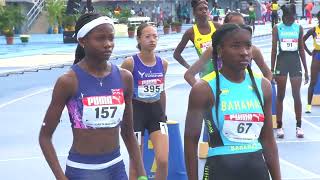 CARIFTA50 800m U17 Girls Final  SportsMax TV [upl. by Tynan]