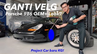 KG VLOG Ganti velg Porsche 986 jadiin OEM LOOK [upl. by Janet]