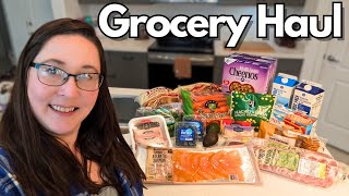 GROCERY HAUL  Empty Fridge Budget Shopping Gluten amp Lactose Free [upl. by Anawek951]