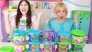 DONT CHOOSE THE WRONG BUCKET OF GLUE SLIME Slimeatory 536 [upl. by Hanford]