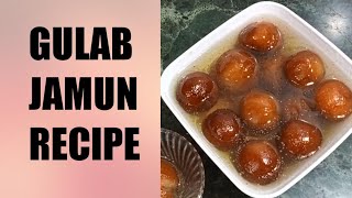 ghar me aasan tarike se banaye bajar jaise mawa gulab jamun ll gulab jamun recipe  divyas kitchen [upl. by Guillema]