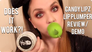 Candy Lipz Lip Plumper Review \ Demo  Does it work [upl. by Eelamme]