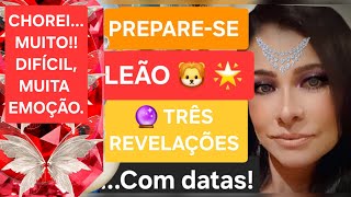 LEÃO 🌟 TAROT 🌟VOCÊ RECEBERÁ TRÊS REVELAÇÕES DA ESPIRITUALIDADEtarot PARTICIPE DA RIFA NA DESCRIÇÃO [upl. by Finella]